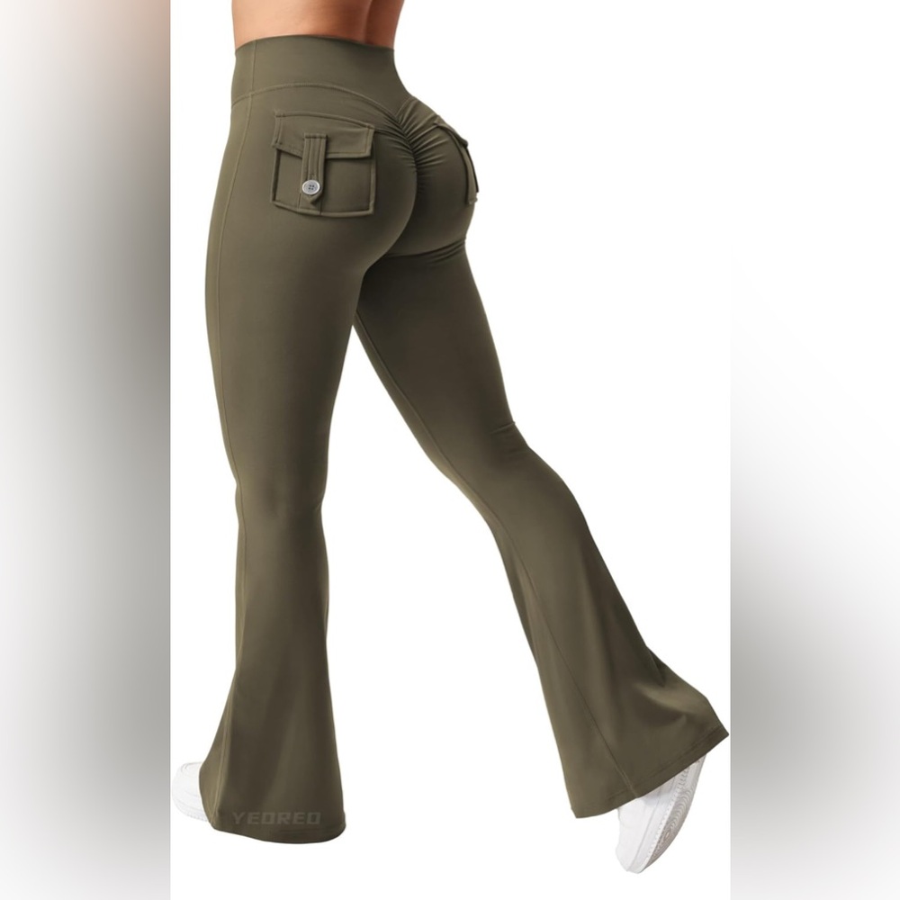 YEOREO Pocket Flare Legging